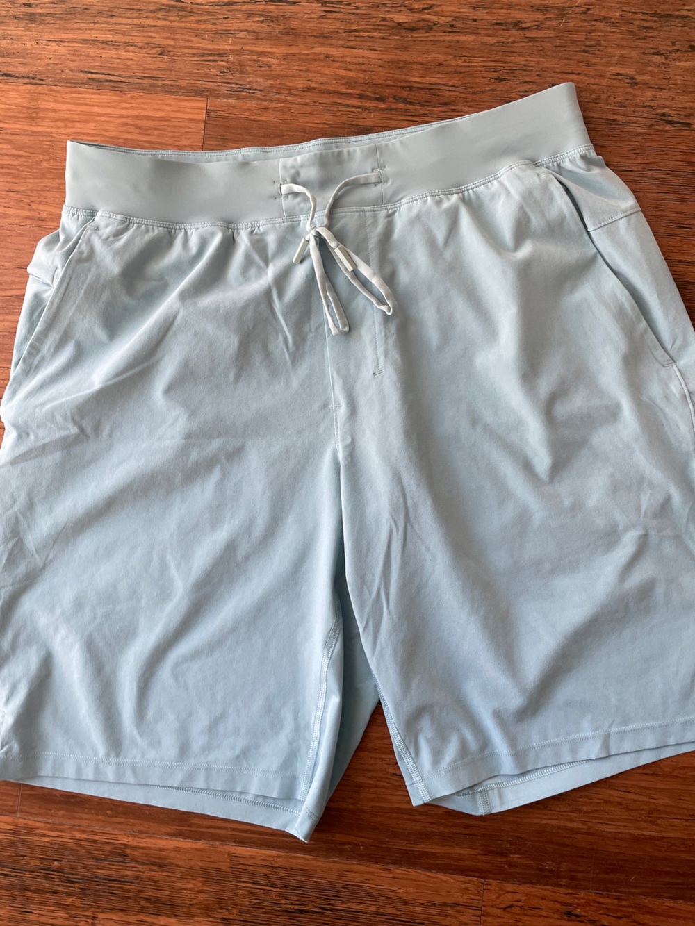 Men's Light Blue Performance LuLu Drawstring Shorts